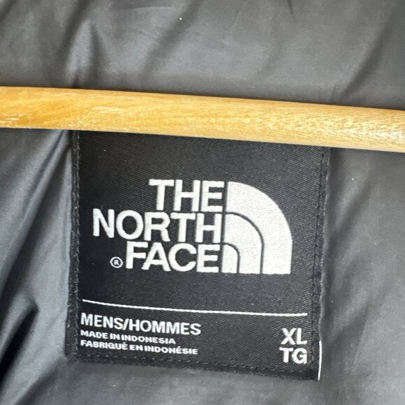 The North Face HyVent Down Parka Men’s XL Black Faux Fur Hood Heavy Winter - Picture 5 of 9